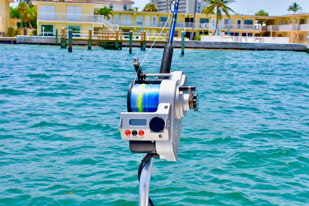 lp sv-1200 electric reel on custom rod 