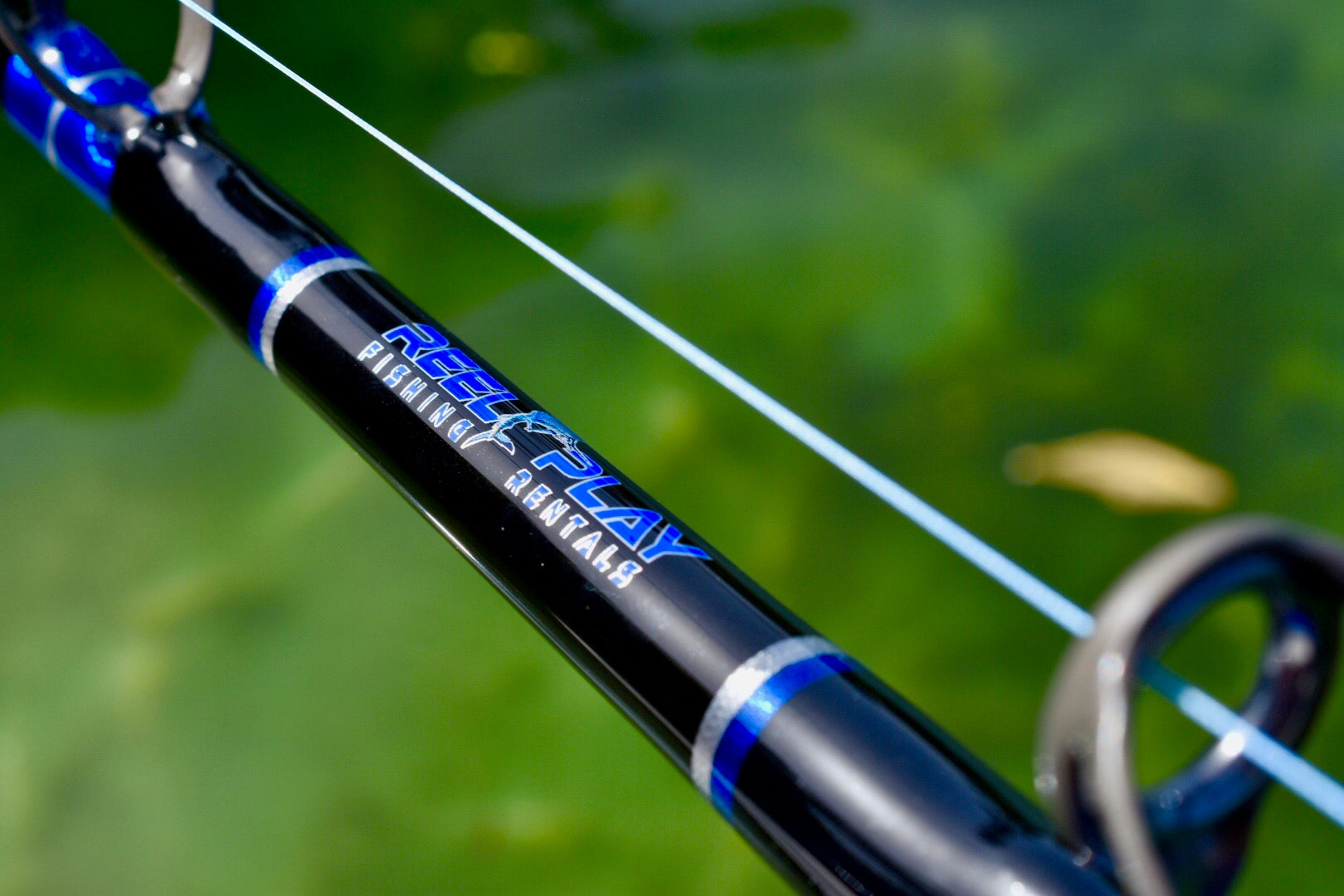 Shimano Tiagra 50WLRSA Reel on Custom Rod – Reel Play Fishing Rentals